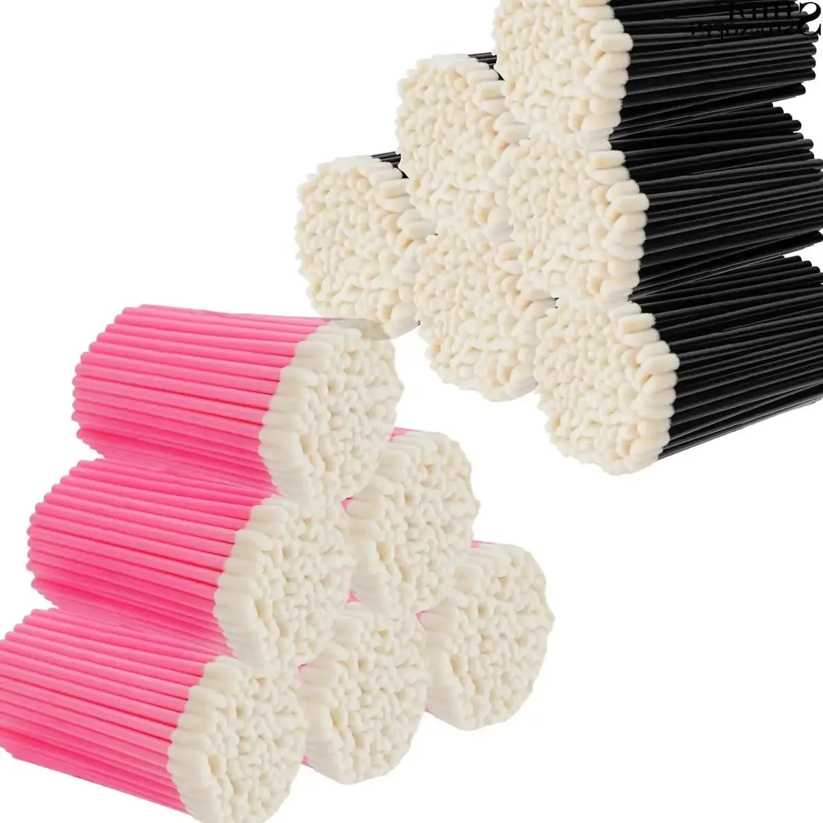 50/500/1000Pcs ขายส่งแปรงแต่งหน้าแปรงแต่งหน้า Eyelashes Extension Lip Gloss Applicator ลิปสติก Wands ชุดเครื่องสำอางค์ make Up — image 1