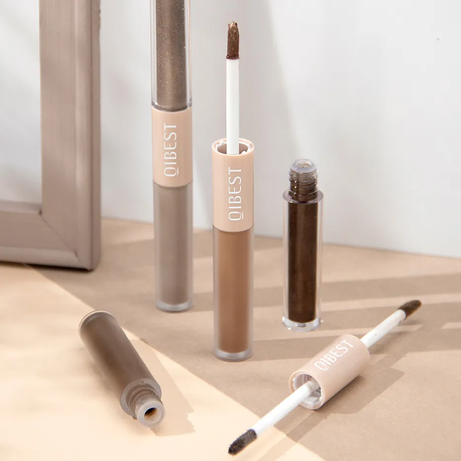2 In 1 Stick Pearly Matte Lidschatten Creme Glatte Nude Augen Make-Up Flüssige Kontur Schatten Stick Wasserdicht Schimmer Hohe licht Stift — image 7
