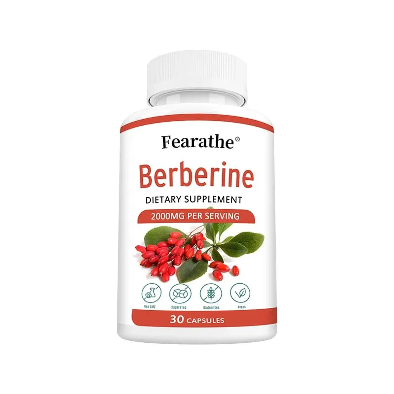 Berberine Capsules 2000mg - Cardiovascular and Digestive Health Balance Liver Health Digestion Non-GMO — image 8