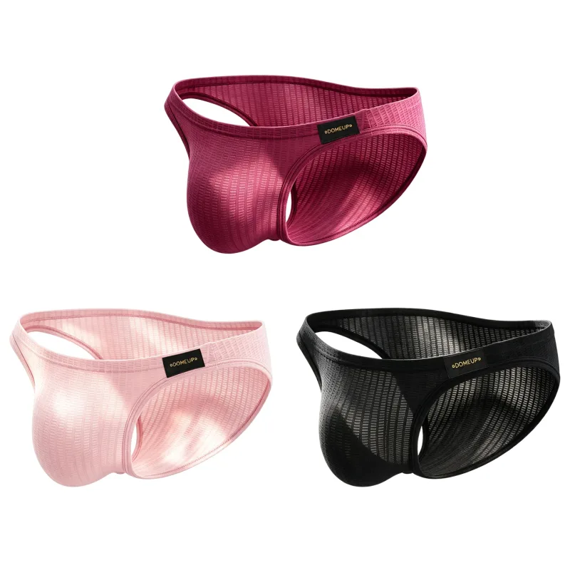 Quần Lót Nam Gân Họa Tiết Nam Ngắn Nylon Elastane Quần Lót Nhẹ Mỏng Thoải Mái Nam Tam Giác Quần Lót M‑XXL — image 30
