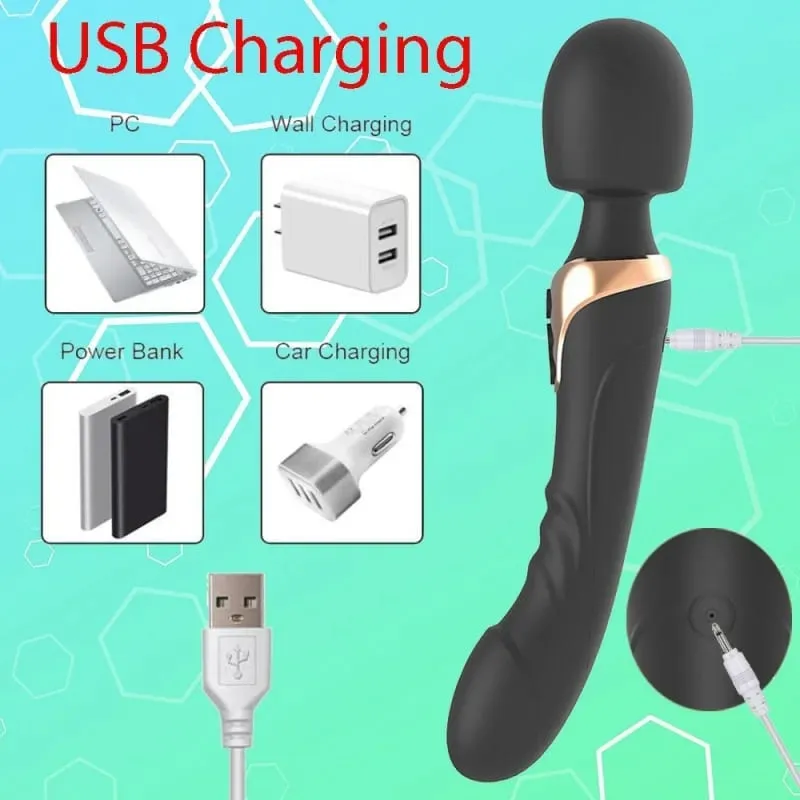 Dual Motor Masturbation Soft Stick Dildos Silicone Vibrators G-Spot Clitoris Stimulator Adult Sex Toys — image 4