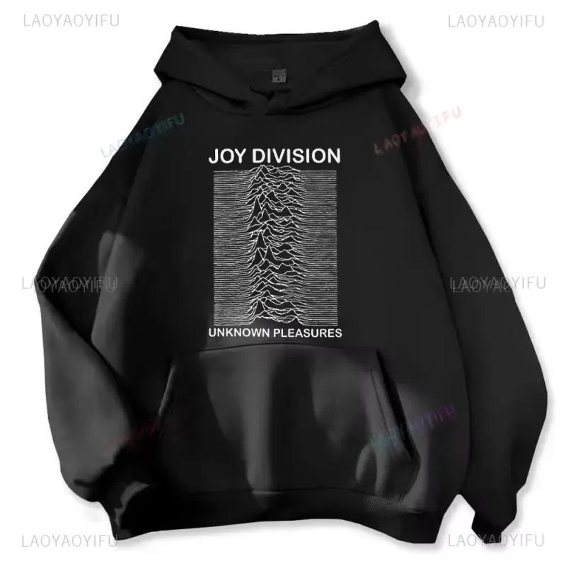 Joy Division Unknown Pleasures เสื้อกันหนาวผู้ชายใหม่ใน Hoodies & Sweatshirts ฤดูใบไม้ผลิและฤดูใบไม้ร่วงแขนยาว Hoodies Y2k เสื้อผ้า