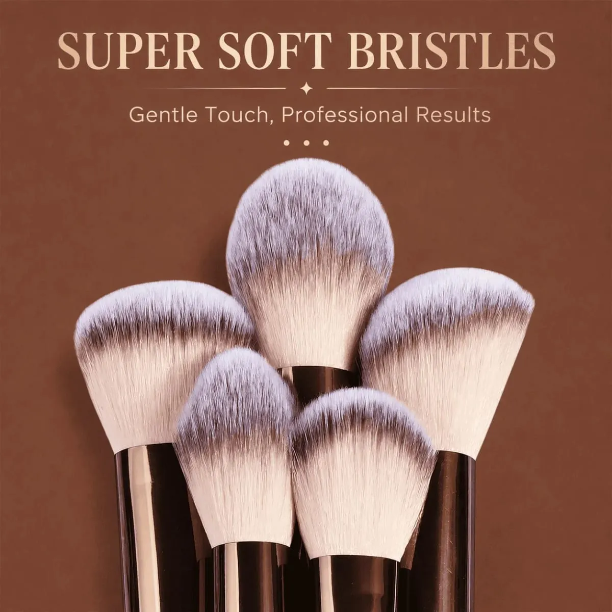 16st mjukt borst Kabuki Blending Makeup Brush Set Foundation Eyeshadow Blush Kosmetiskt verktyg Professionell sminkborste — image 5