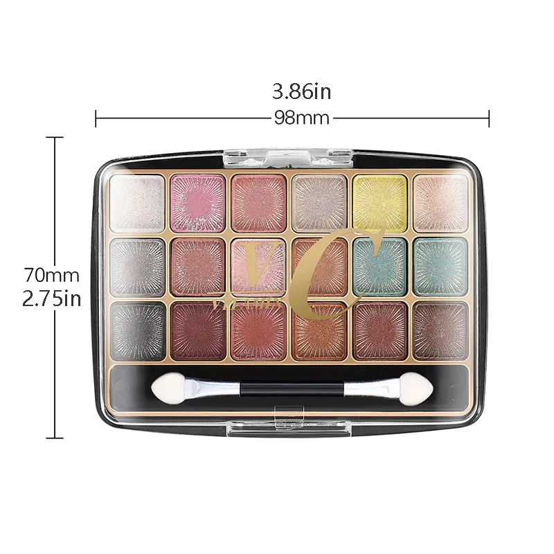 18 Colors Matte Eyeshadow palette cheap makeup Korean cosmetics Eye shadow Highlighter Long Lasting luxury makeup for women — image 6