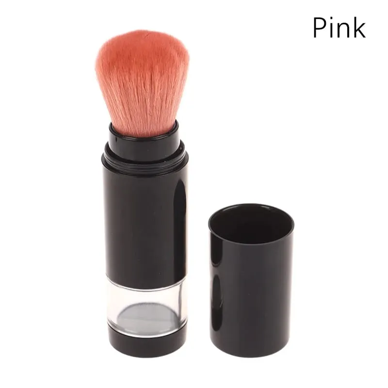 【X】 Pennello per fondotinta 2 in 1 Pennello per trucco Vuoto fard da viaggio con barattolo di cipria ricaricabile Strumenti di bellezza per il trucco — image 9