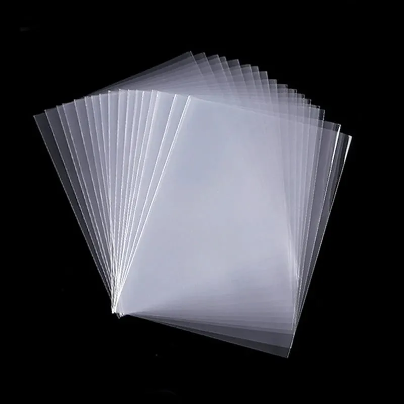 100-500Pcs Card Sleeves Transparent Cover Clear Protector Cards Holder For Board Playing Game ID Trading Folder Photo Pouch — image 3