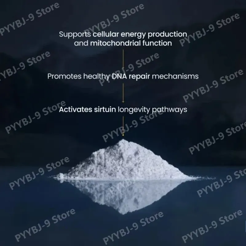 NMN (Nicotinamide Mononucléotide) Poudre 100g 500mg par portion de haute pureté Dissolution rapide Énergie et bien-être quotidiens végétaliens — image 4