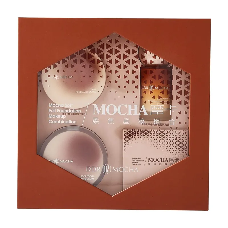 Ddr Moka Base américaine maquillage ensemble de maquillage avant maquillage maquillage Base coussin Bb crème poudre cadeau — image 5