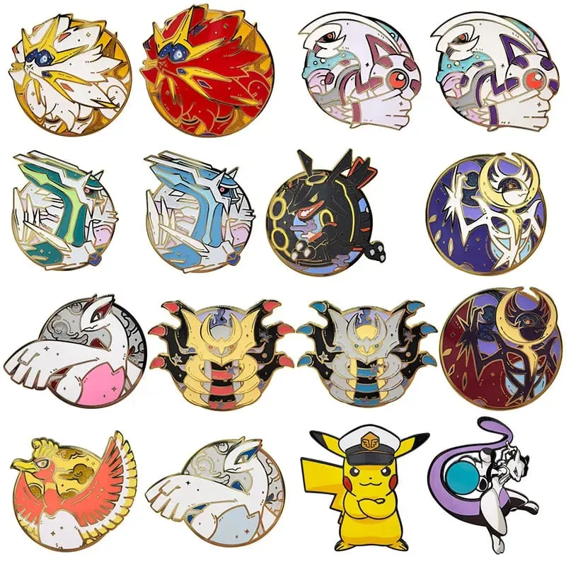 Pokemon Pikachu Enamel Pins Kawaii Cartoon Brooch Clothes Backpack Lapel Badge Fashion Jewelry Accessories For Kids Friends Gift — image 1