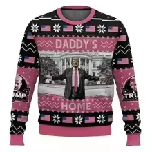 Allein zu Hause, hässlicher Weihnachtspullover für Männer und Frauen, heißer Verkauf, Rundhals-Langarm-Oberteil, Weihnachtskleidung, lustiger 3D-Druck — image 8
