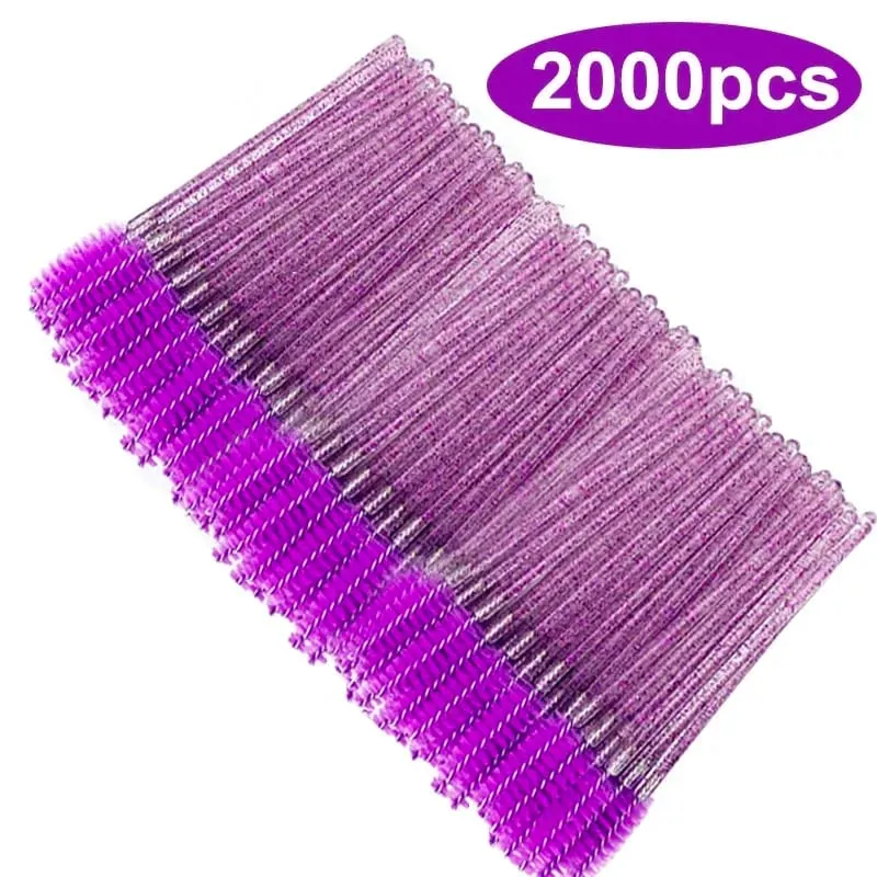 도매 50/1000/2000pcs 스풀리 브러쉬 애플리케이터 메이크업 도구 속눈썹 브러쉬 마스카라 완드 도매 눈썹 속눈썹 청소 — image 13