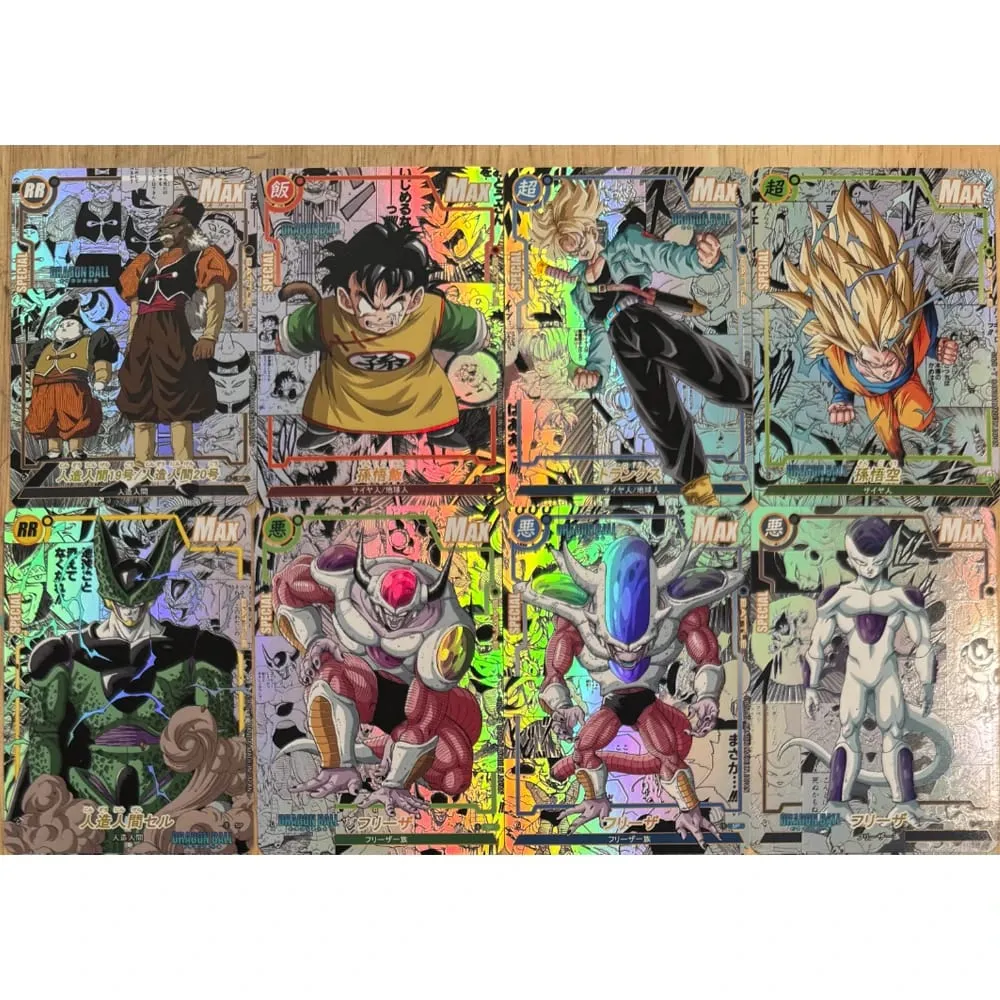 Personaggi anime Dragon Ball Super Bulma Cell Texture abbronzante fatta in casa fai da te Giocattoli di gioco Carta da collezione Regalo di compleanno di Natale — image 3