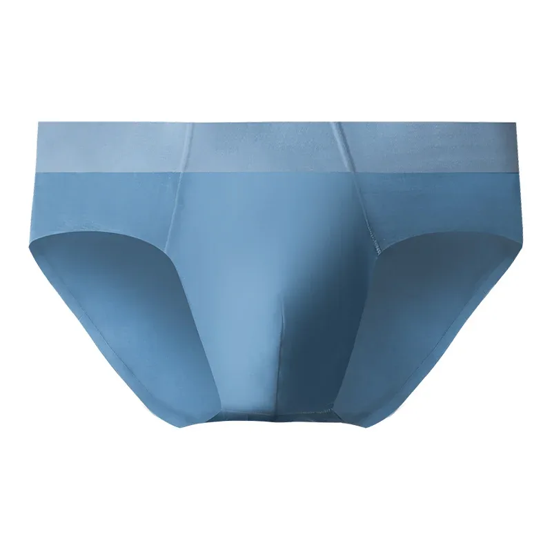 2PCS men's underwear, men's triangle underpants, seamless antibacterial, triangular breathable shorts — image 2