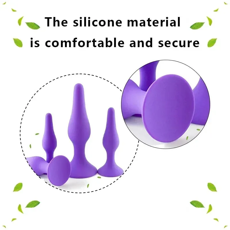 S/L/XL Silikon Anal Plug Butt Plug Anüs Stimülasyonu Prostat Masajı Seks Oyuncakları Kadın Erkek Eşcinsel Anal Dilatör Seks Shop Bdsm — image 2
