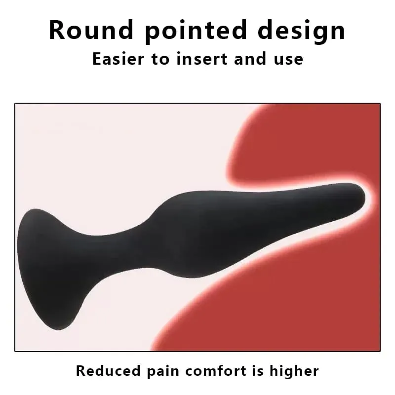 S/L/XL Silikon Anal Plug Butt Plug Anüs Stimülasyonu Prostat Masajı Seks Oyuncakları Kadın Erkek Eşcinsel Anal Dilatör Seks Shop Bdsm — image 4