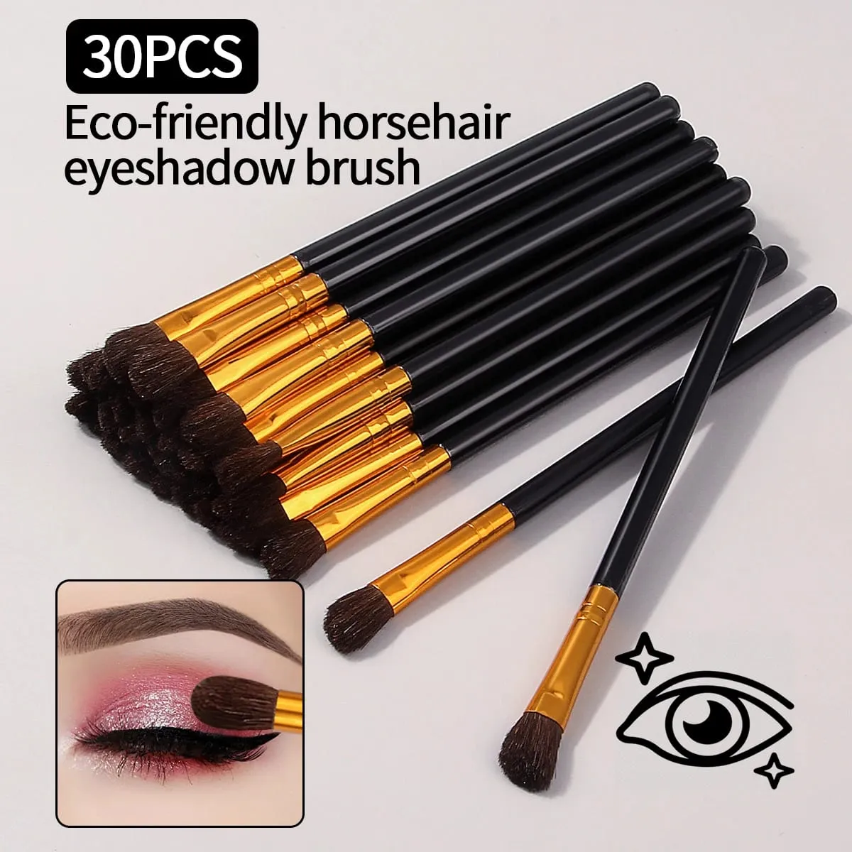 30PCS Professionelle Make-Up Pinsel Kit Concealer Pinsel Lidschatten Weiche Borsten Shader Pinsel Gesichts Kosmetik Schönheit Make-Up-Tools — image 1