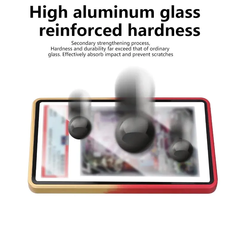 Étui de protection pour cartes classées en alliage d'aluminium, couleur dégradée, pour PSA/BGS, résistant aux UV et aux rayures, support d'affichage pare-chocs pour cartes de commerce — image 6