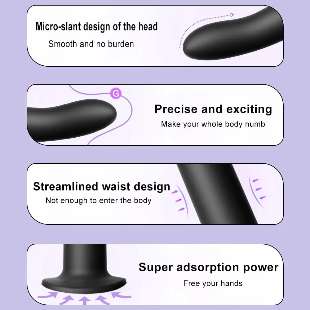 Flexibilní tekuté silikonové dildo pro začátečníky Anální kolík Prosate Massager G Bod Osobní masážní nástroj Přísavka Sexuální hračka pro ženy — image 6