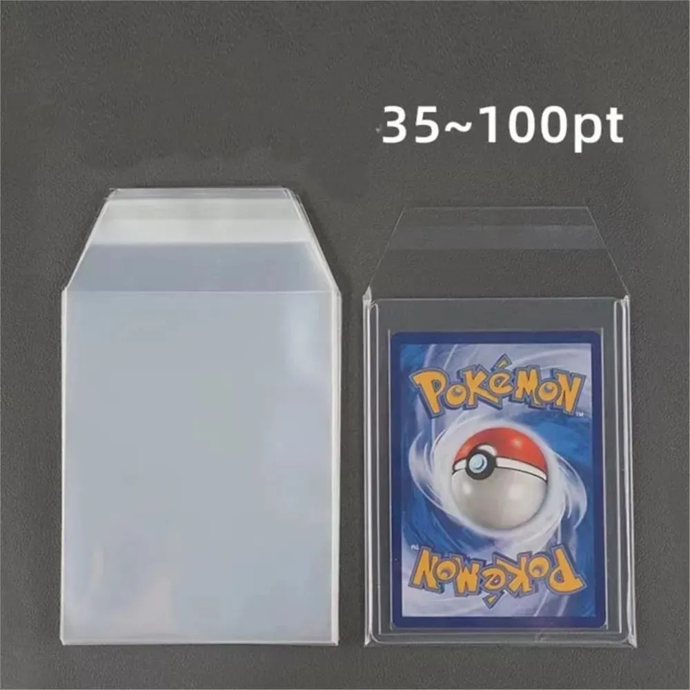100PCS Clear Beschermhoezen Fit Voor 35PT-100PT Hard Plastic Kaarthouder Voor Pokemon TCG Game Trading Sport Kaarten Protector — image 6