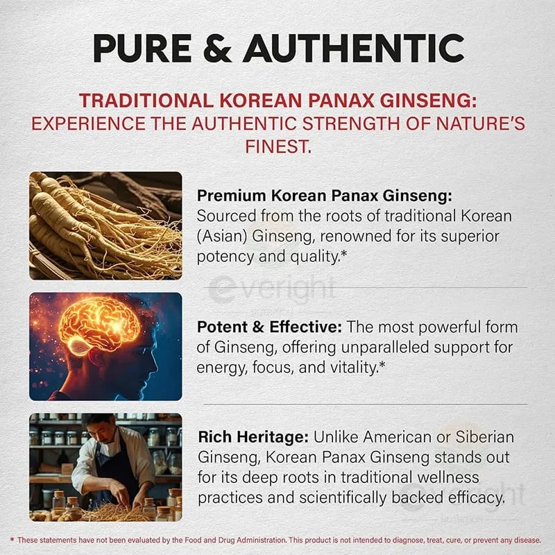 Ginseng Merah Korea untuk Vitalitas & Kinerja Pria – Ekstrak Kekuatan Ekstra 10:1 untuk Fokus Energi & Produktivitas – Ve Alami — image 5