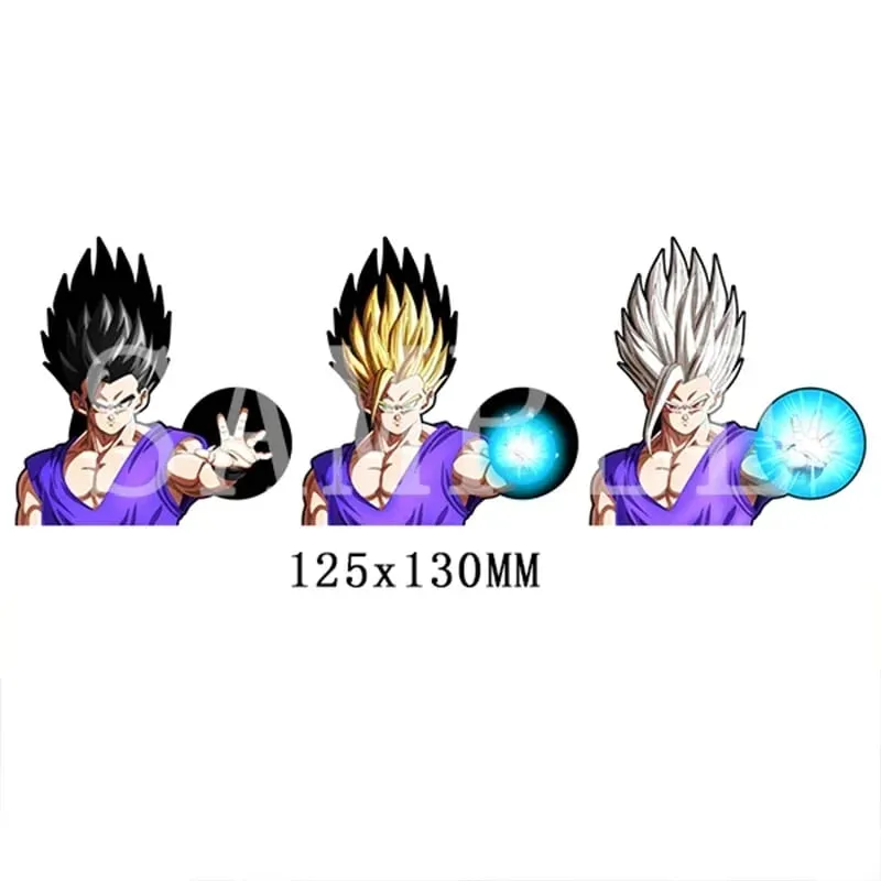 Anime 3D Lenticular Sticker Goku Vegeta Waterproof Decals for Car Refrigerator Skateboard Etc.kid's Gifts