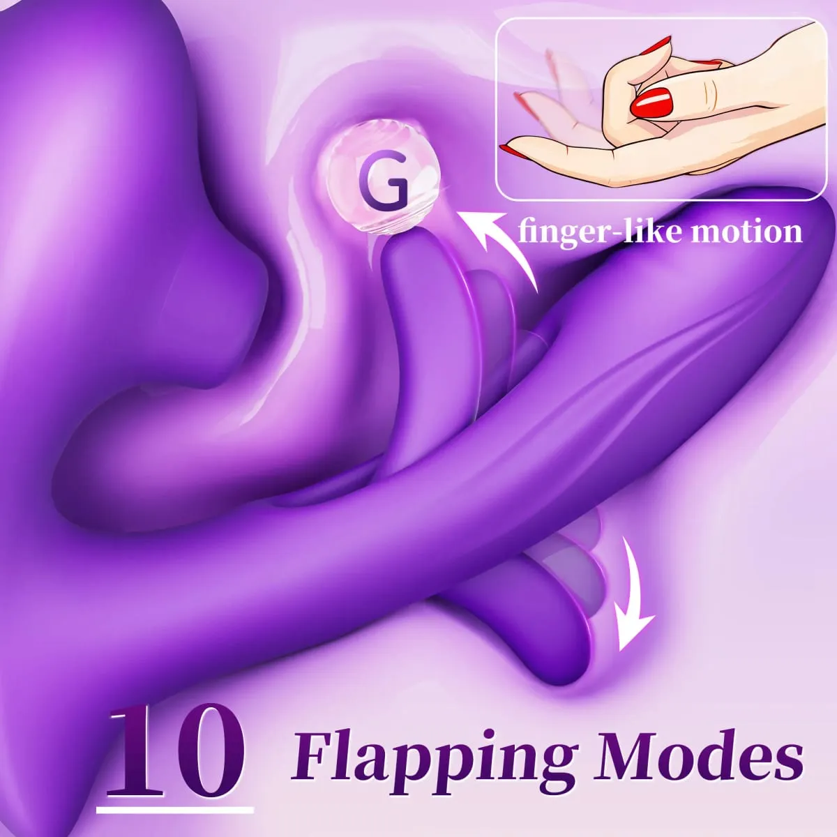 Menghisap Vibrator Mengetuk Mengepak Vibrator G Spot Kelentit Penghisap Stimulator Faraj Massager Vibro Dewasa Mainan Seks untuk Wanita — image 3