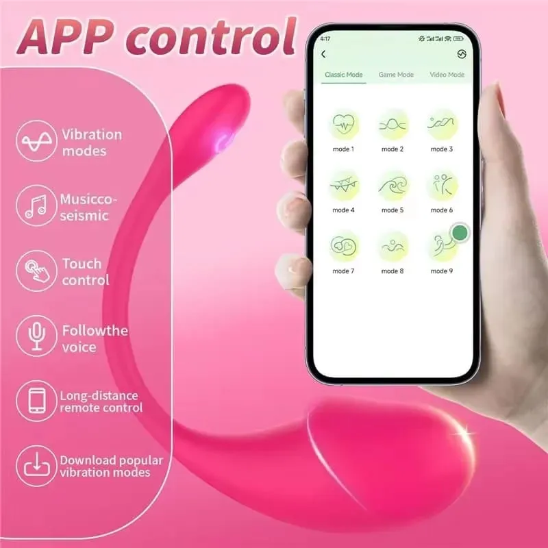 여성용 무선 G 스팟 진동기 APP 블루투스 진동 계란 클리토리스 자극기 딜도 라구 딜도 착용 Vagin Massger 성인 섹스 토이 커플 — image 2