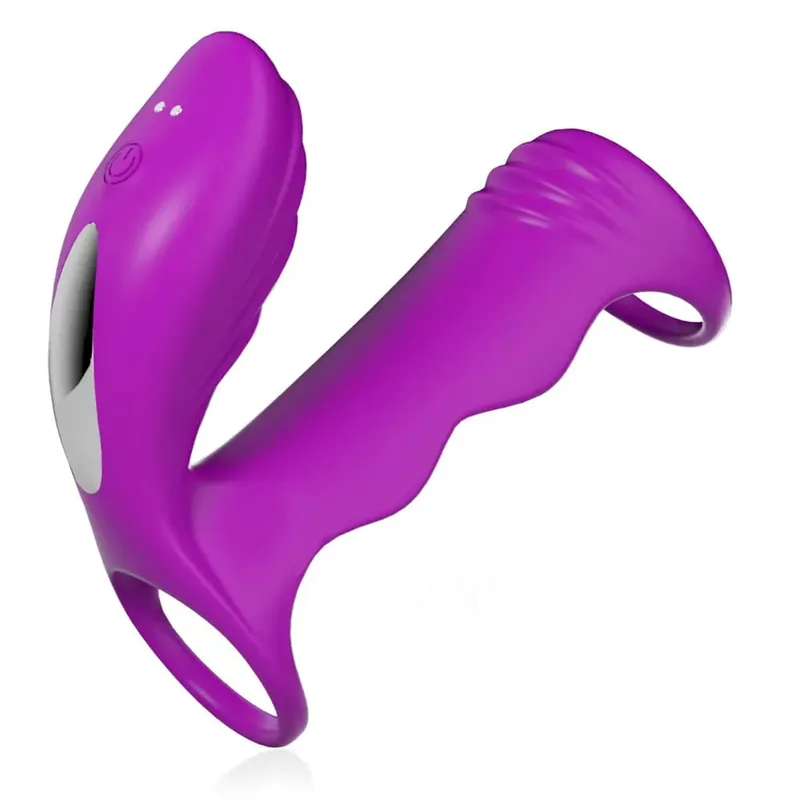 APP Control טבעת זין רוטטת טבעת לפין לגברים דגדגן ממריץ ויברטור לנשים עיכוב שפיכה צעצוע מין לזוגות — image 12