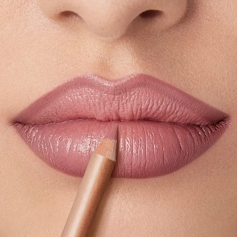 Matte Lip Liner Pencil Nude Long-Lasting Waterproof Smudge-Proof Precise Outline Smooth Creamy Formula — image 2