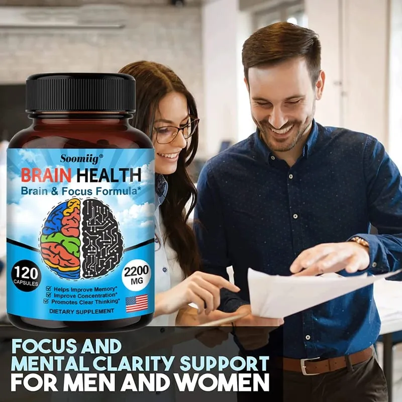 Kapsul Ginkgo Biloba 1200Mg Mendukung Fungsi Memori Otak dan Kewaspadaan Mental Suplemen Kesehatan Otak 30/60/120 Kapsul — image 5