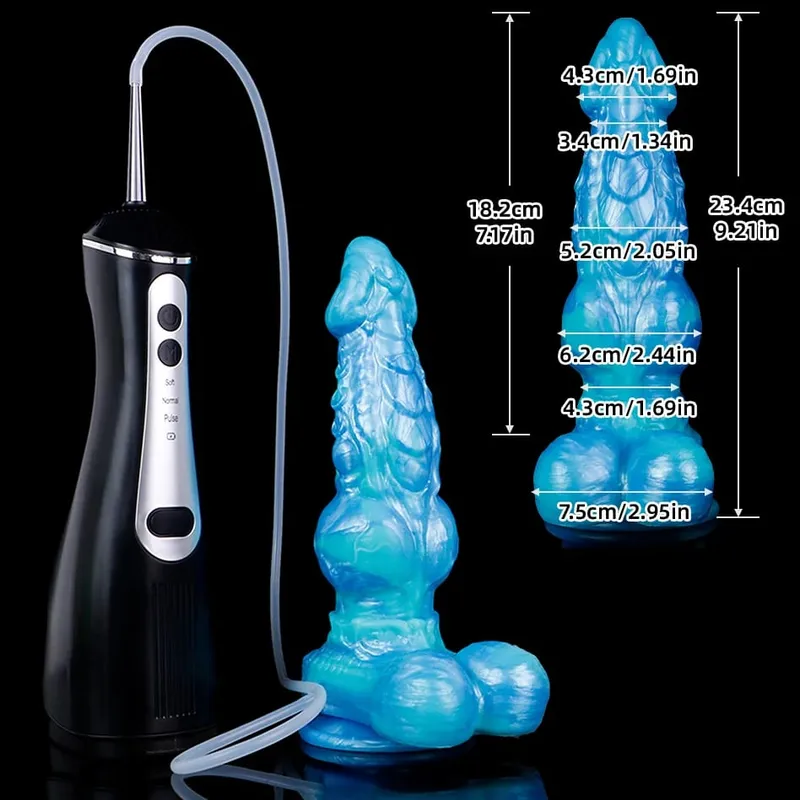 Mainan Seks Penis Ejakulasi Pemijat Prostat Pemijat Prostat Mainan Seks Penis Ejakulasi Elektrik Silikon untuk Wanita Pria — image 20