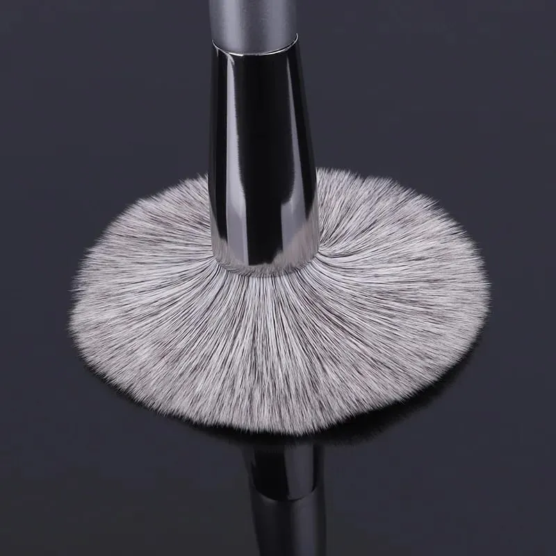 12 ชิ้นชุดแปรงแต่งหน้า Professional Natural Goat Hair Foundation Powder Contour อายแชโดว์คิ้วอายแชโดว์ Lip Make Up Tools — image 4
