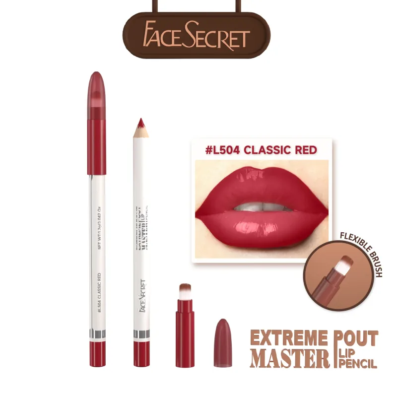 Pena Lip Liner Matte 15 Warna Dengan Kuas Pensil Matte Beludru Tahan Air Tahan Lama - Kit Rias Bibir Aplikasi Halus
