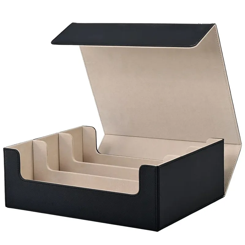 Boîte de rangement pour cartes à collectionner, peut contenir plus de 1800 jeux simples, fermeture magnétique, boîte à cartes en cuir PU, convient aux cartes TCG Yugioh — image 7