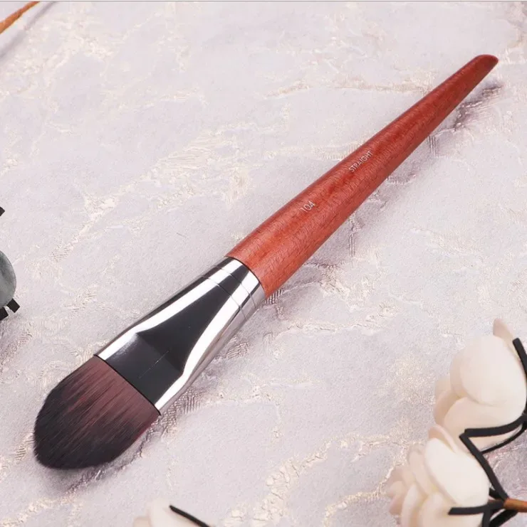 1 pz MF Pennelli per trucco morbido in legno naturale Fondotinta in polvere Correttore Pennello per trucco Blush Capelli sintetici Ombra Strumenti di alta qualità — image 17