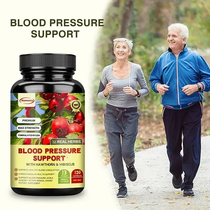 Blood Pressure Support - Supports Cardiovascular Health Boosts Energy and Immunity for Heart Health - with Hawthorn & Hibiscus — image 3