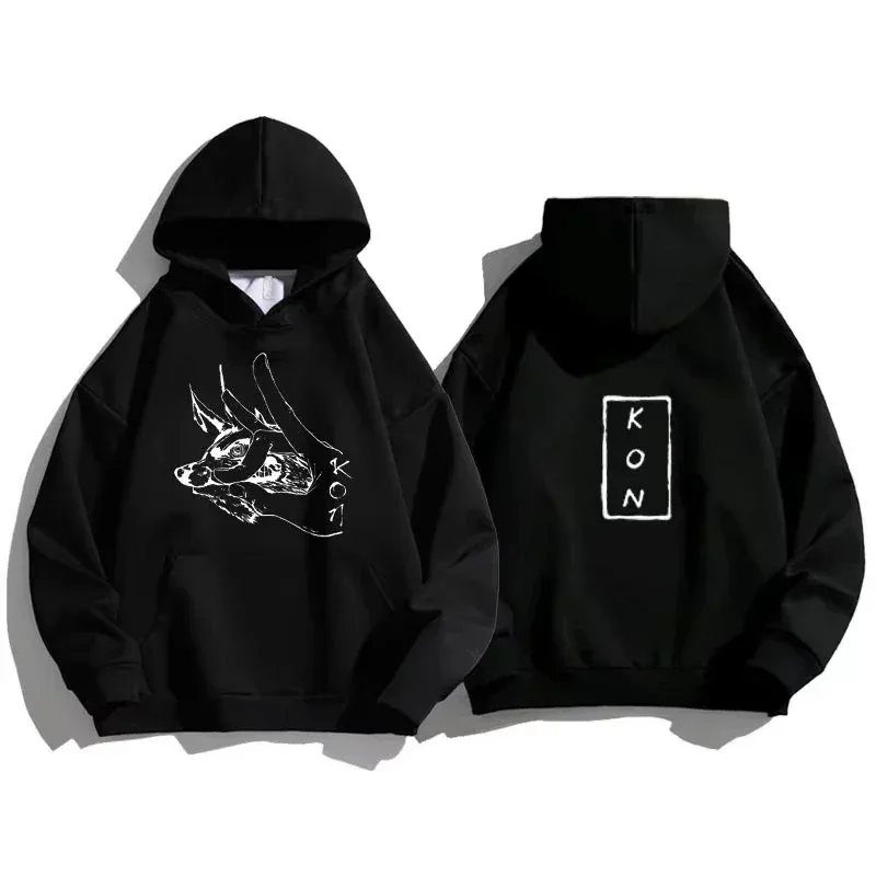 Chaud Anime tronçonneuse homme Hayakawa Aki renard diable Kon graphique imprimé à capuche hommes femmes 2D sweats à capuche décontracté sweat Harajuku Streetw — image 14