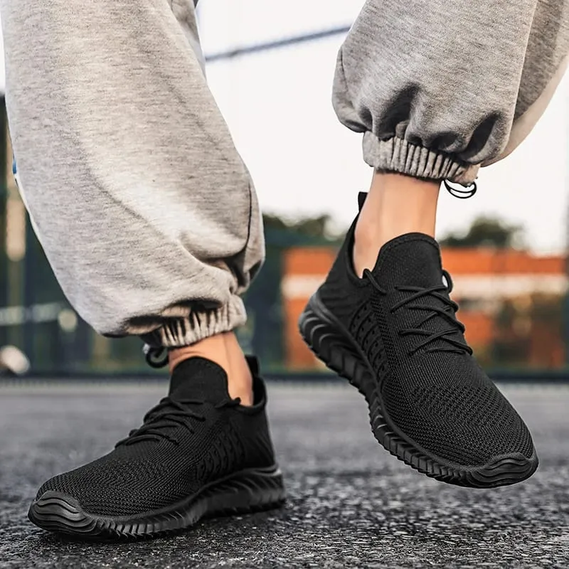 Scarpe sportive da corsa da uomo leggere estive Scarpe casual traspiranti in mesh classiche Scarpe da ginnastica alla moda Scarpe da ginnastica atletiche — image 1