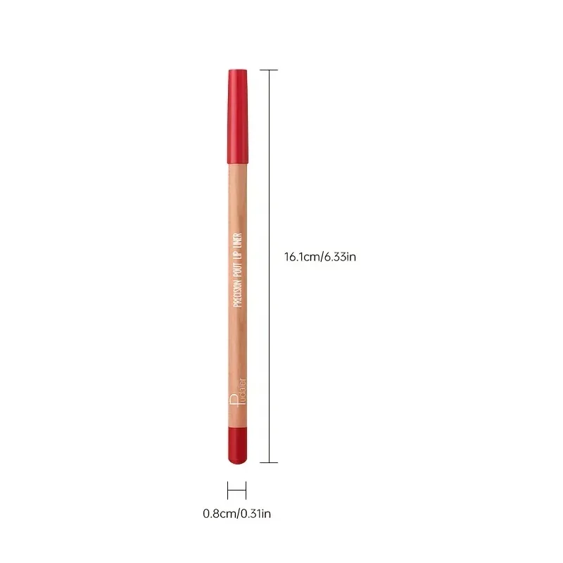 Matte Lip Liner Pencil Nude Long-Lasting Waterproof Smudge-Proof Precise Outline Smooth Creamy Formula — image 7