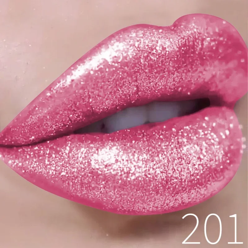 Rouge à lèvres liquide métallique imperméable, brillant à paillettes, longue durée, perle brillante, haute pigmentation, teinte, cadeaux de maquillage coréen, 1 pièce — image 8