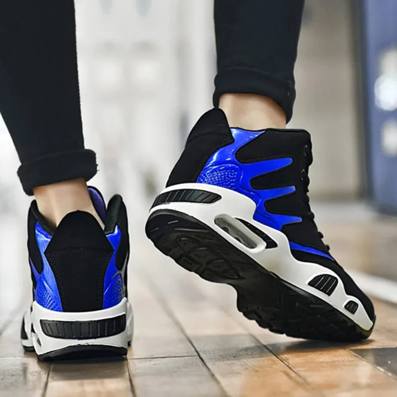 Sepatu Kets High Top untuk Pria Sepatu Basket Multifungsi Desainer Sepatu Lari Pria Bersirkulasi Sepatu Pria Fashion Kualitas Tinggi — image 7