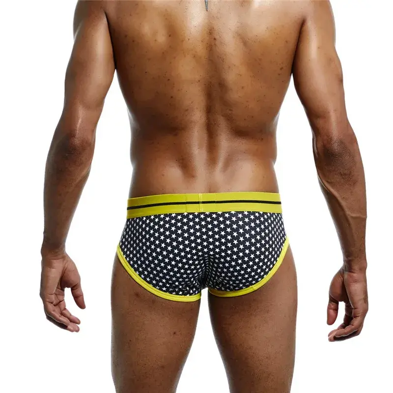 Men Underwear Briefs Cotton Printed Sexy Men Boxer Brief Slips Cueca Masculina Panties Calcinha Calzoncillos Hombre Breathable — image 17