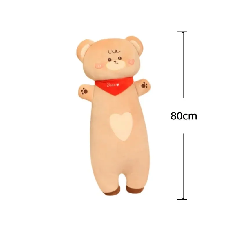 Aninimal หมอน Plush 60/80 ซม.กระต่ายหมูตุ๊กตาหมีตุ๊กตาหมีตุ๊กตาหมอน Kawaii ของเล่นตกแต่งบ้านมาพร้อมกับ Sleep ของเล่นวันเกิด Surprise ของขวัญ — image 13