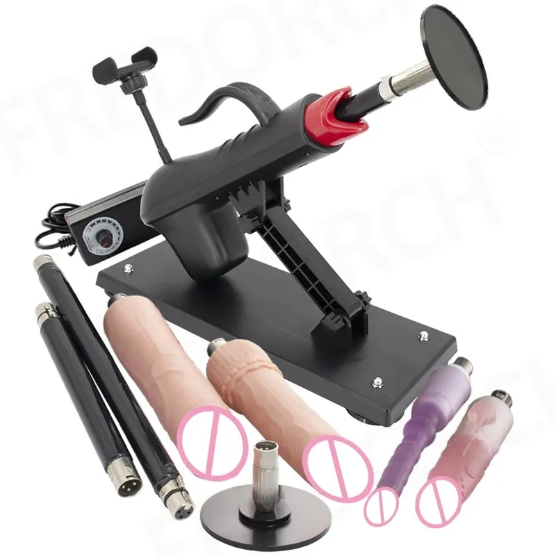 Fredorch automatisk tilbagetrækkelig sexpumpepistolmaskine med dildo til mandlig og kvindelig onani sexlegetøj 450 slag i minuttet — image 19