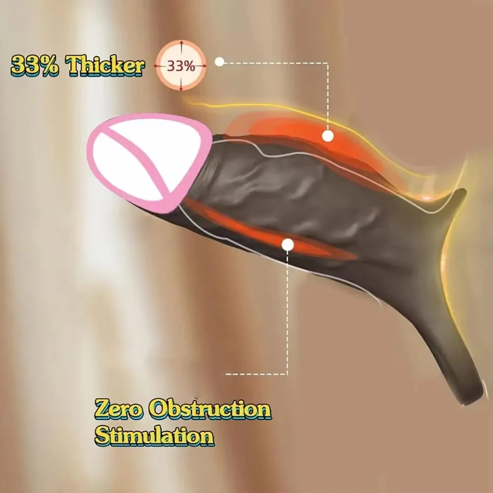 Preservativi di Silicone Per Gli Uomini Cazzo Eiaculazione di Ritardo Giocattoli Del Sesso Potenziatore Del Pene Extender Preservativo Riutilizzabile Sexmachine Maturbatore Maschile — image 3