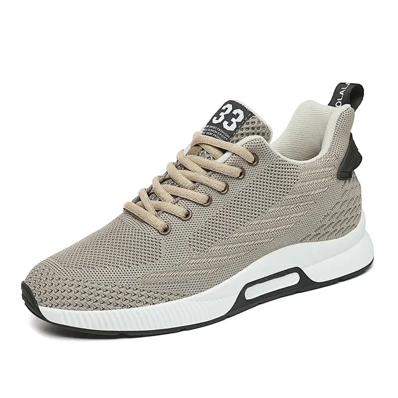 New Sneakers Man Elevator Shoes Height Increase Shoes for Men Insoles 8CM Mesh Breathable Sports Heightening Footwear Tall Shoes