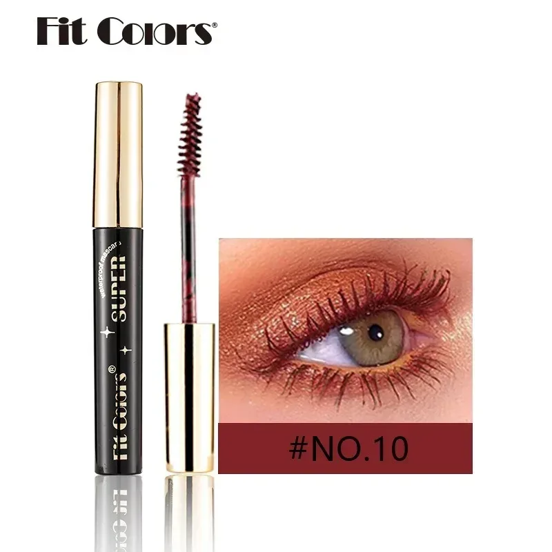 Gekleurde Mascara Make-up 4D Zijdeachtige Natuurlijke Lange Wimpers Mascara Waterproof Langdurige Uitbreiding Dikke Blijvende Curling Mascara — image 9