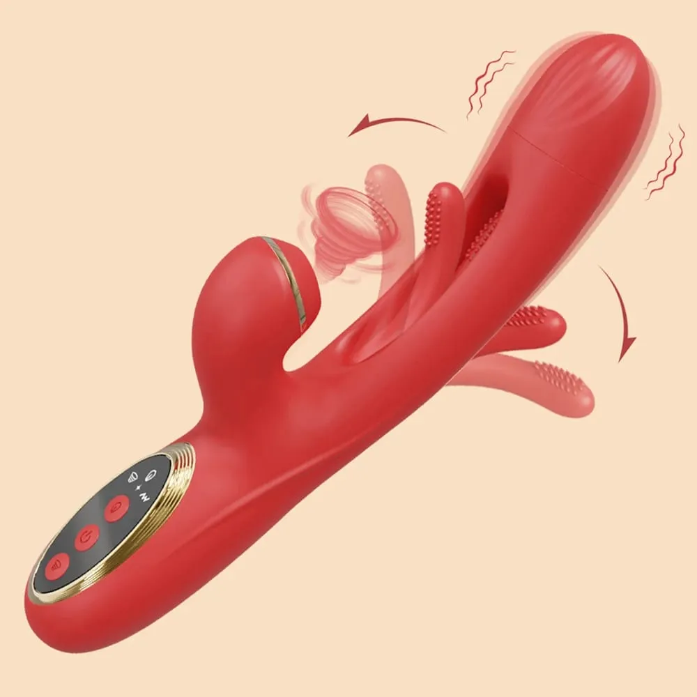 Tapping Flapping Vibrator for Women Clitoris Clit Sucker Stimulator Powerful Sex Toy Woman Female Rabbit Sucking Vibrators — image 1