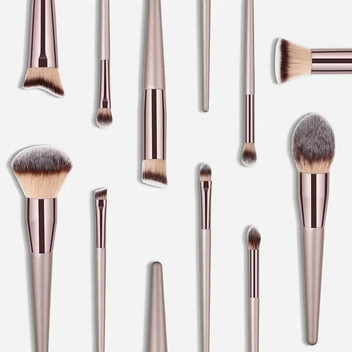 Set di pennelli e spugne per trucco Marrone Puff per trucco Beauty Egg Fascia per capelli Kit per rimozione polsini Attrezzo per trucco Regalo 20/30 — image 5