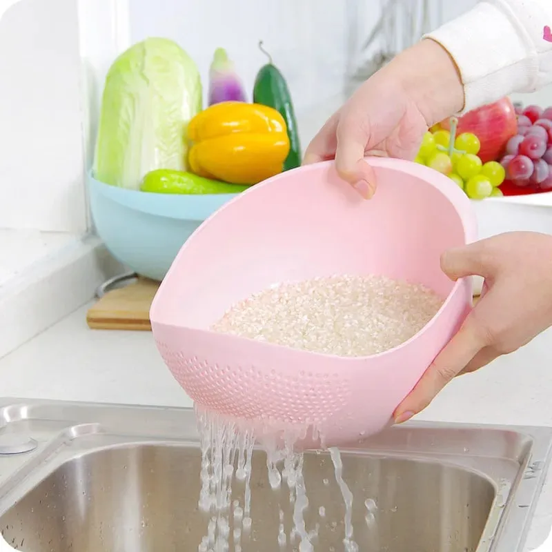 Reis Waschen Filter Bohnen Sieb Korb Sieb Kunststoff Sieb Obst Gemüse Schüssel Abtropffläche Reinigung Werkzeuge Home Küche Werkzeuge